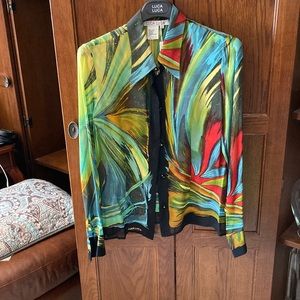 Vintage Luca Luca silk top
